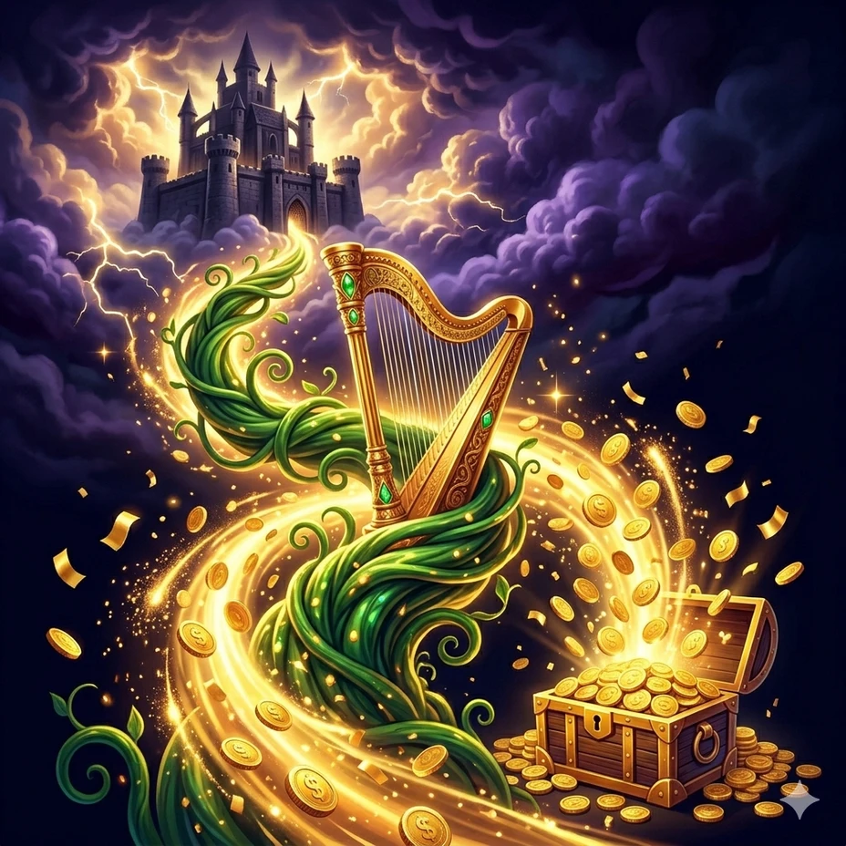 Kunkku kolikkopeli Jack and the Beanstalk